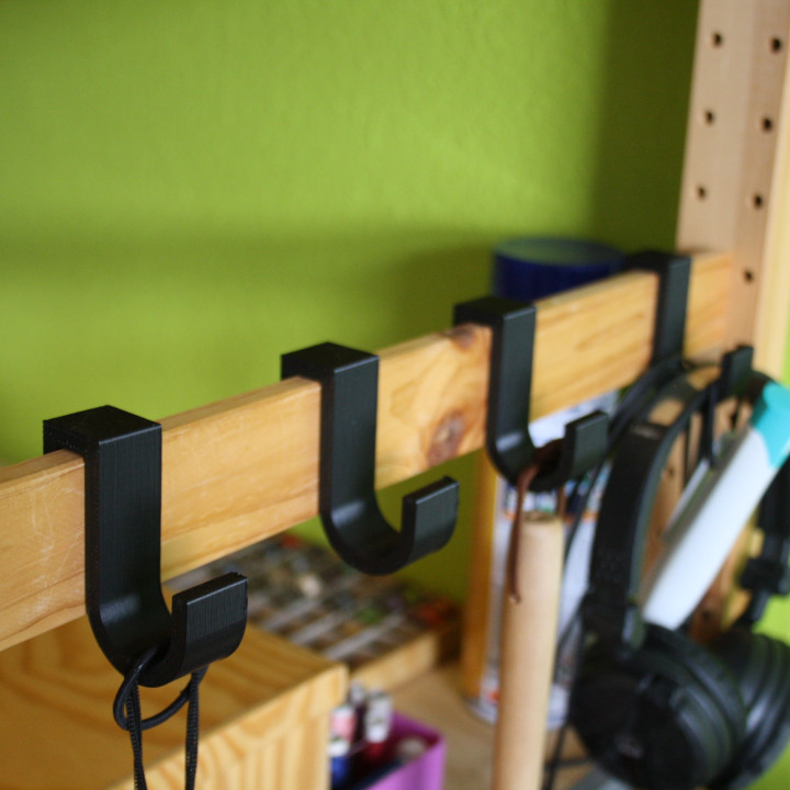 Hook compatible with IKEA IVAR shelf