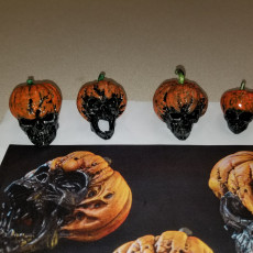 Picture of print of Evil Pumpkin Skulls This print has been uploaded by Trevor McIntosh
