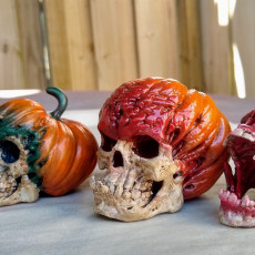 Picture of print of Evil Pumpkin Skulls This print has been uploaded by Kevin Parrott