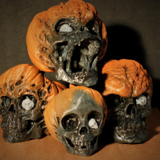 Picture of print of Evil Pumpkin Skulls This print has been uploaded by Olivier Royer-Tardif
