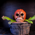 Free Evil Pumpkin Skull Sample print image