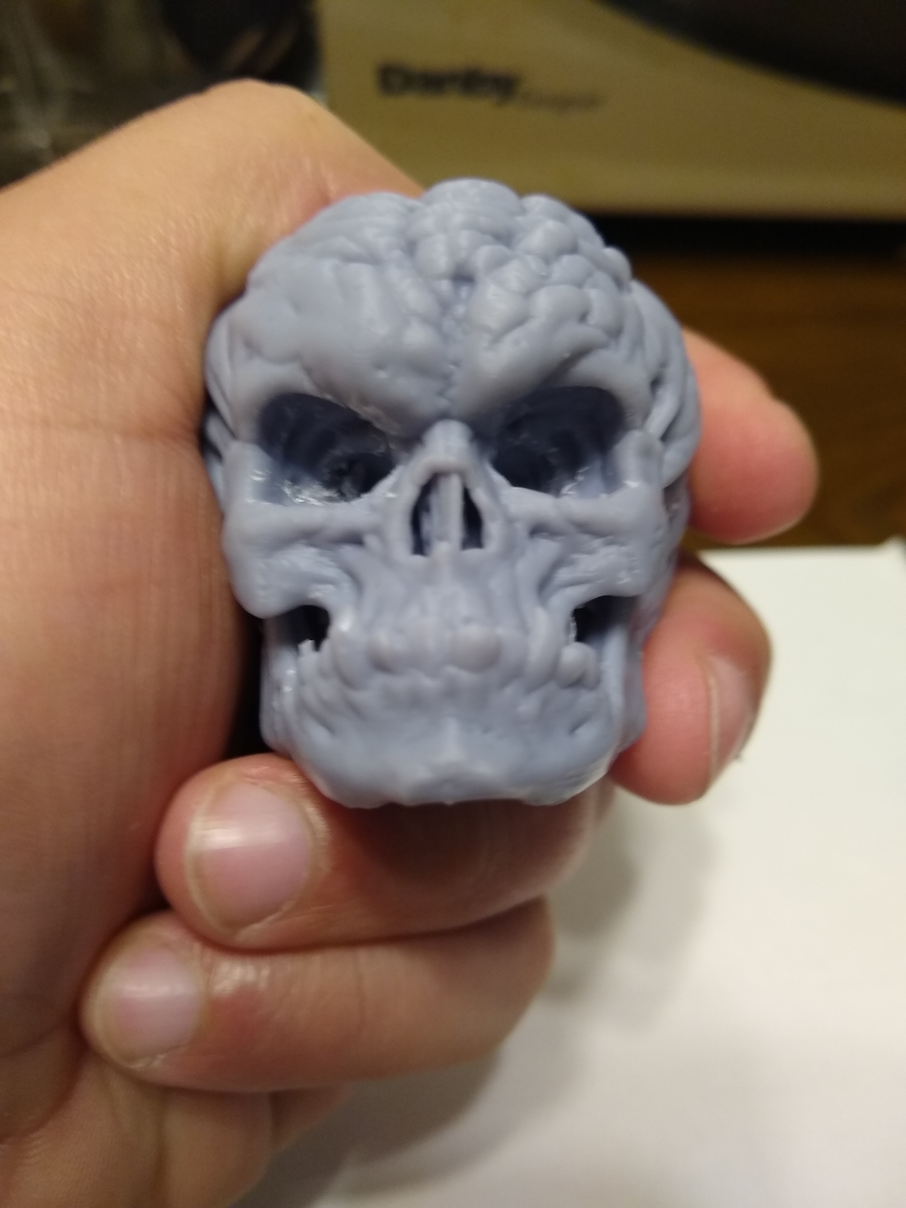 3D Printable Free Evil Pumpkin Skull Sample by Arminas
