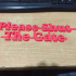 Please Shut The Gate sign image
