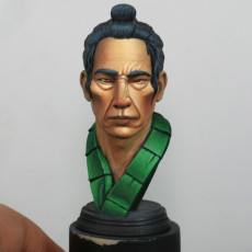 Picture of print of Samurai Bust