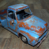 Ford F100 1955 - 1:10 scale model kit print image