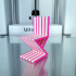 Striped Chair - 3D Printed Doll Furniture image