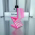 Striped Chair - 3D Printed Doll Furniture image