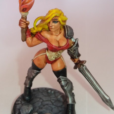 Picture of print of Elena - Fighters Guild Beauty (Fantasy Pin-Up)