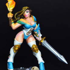 Picture of print of Elena - Fighters Guild Beauty (Fantasy Pin-Up)