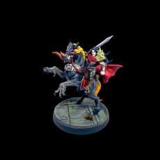 Picture of print of Sigfrido on Gryphsteed - Fighters Guild Hero on Gryphsteed