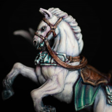 Picture of print of Morgana on Warhorse - Fighters Guild Hero on Warhorse