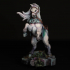 Morgana on Warhorse - Fighters Guild Hero on Warhorse print image