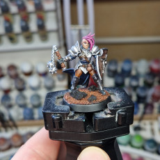 Picture of print of Human Fighters Guild - C (Lady) Modular