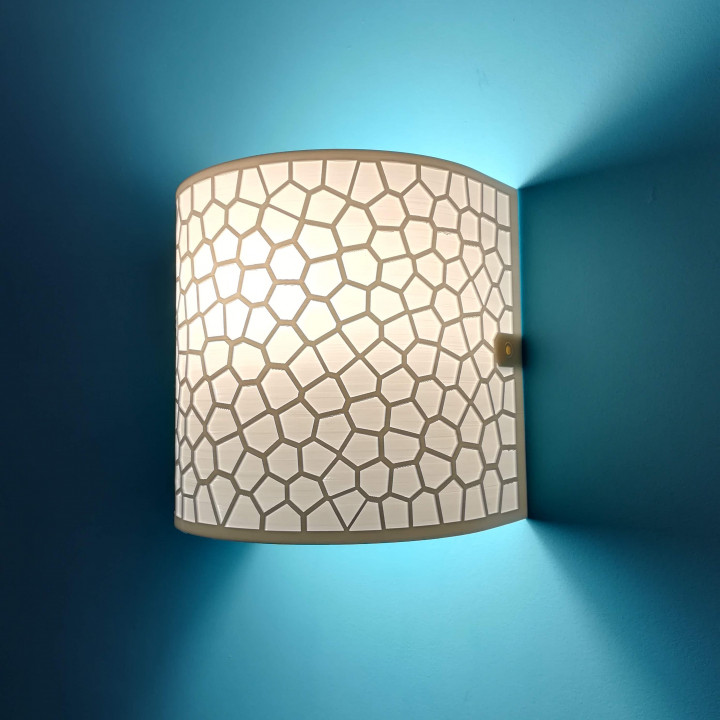 3D Printable lamp voronoï by tazlewouaf