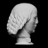 Female head. Fragment of a statue image