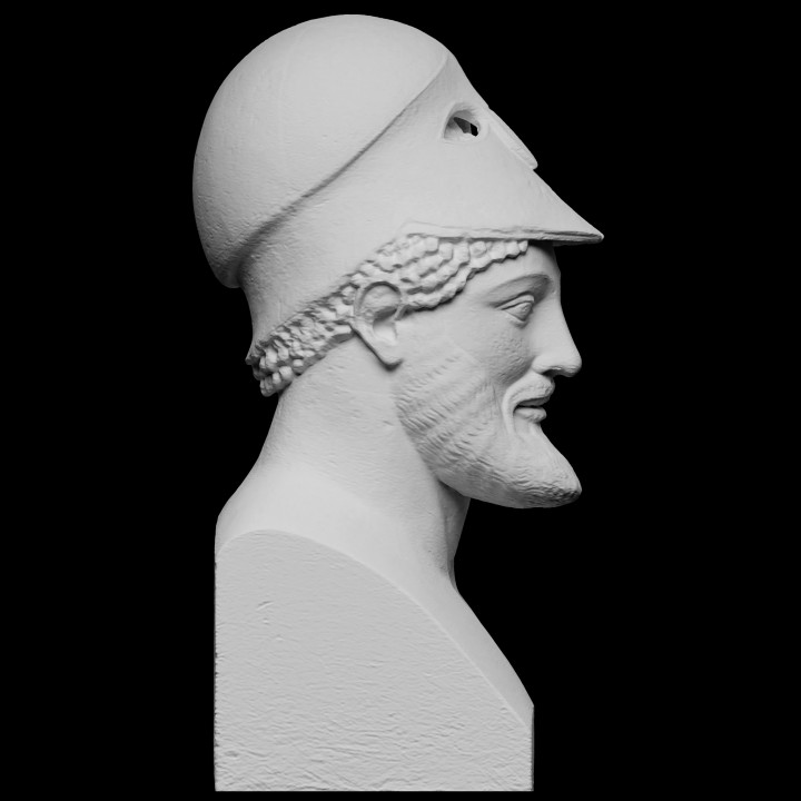 Warrior with Helmet, Miltiades