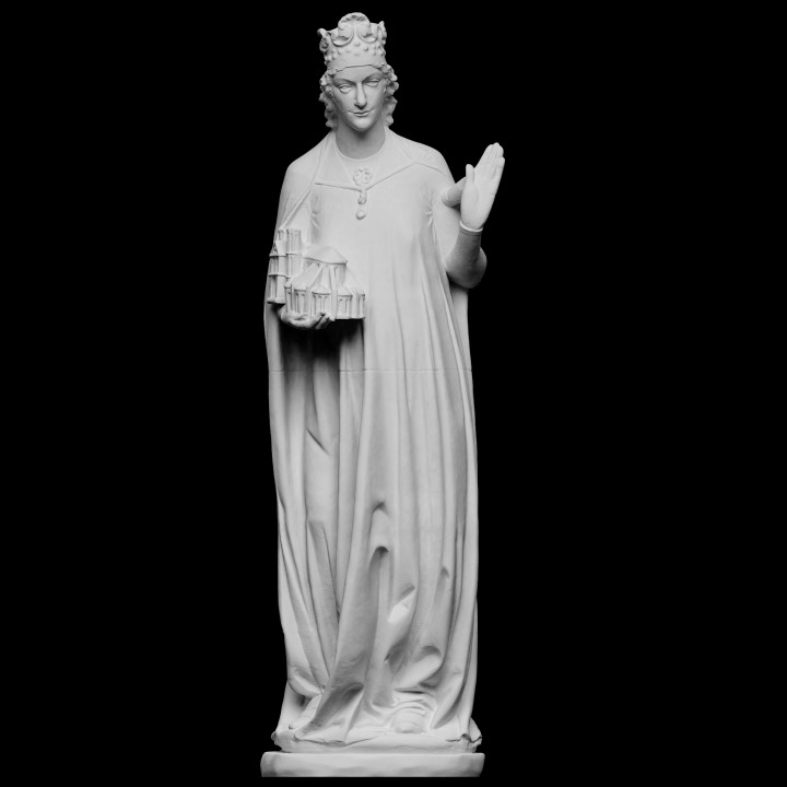 Empress Cunigunde of Luxembourg with church model