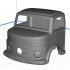 Body Cab Truck Mercedes 1113 - Kipper printable 3D image