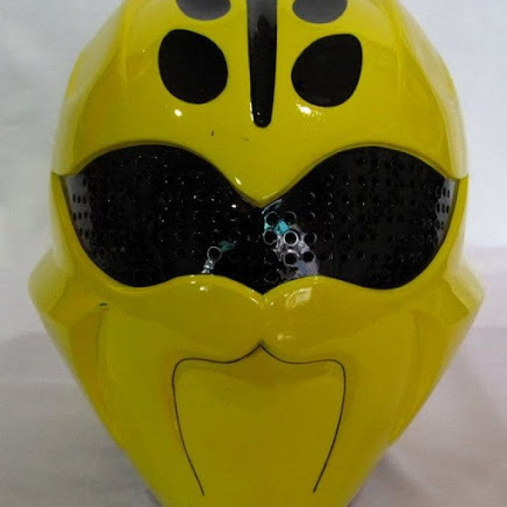Jungle Fury Yellow Ranger Helmet
