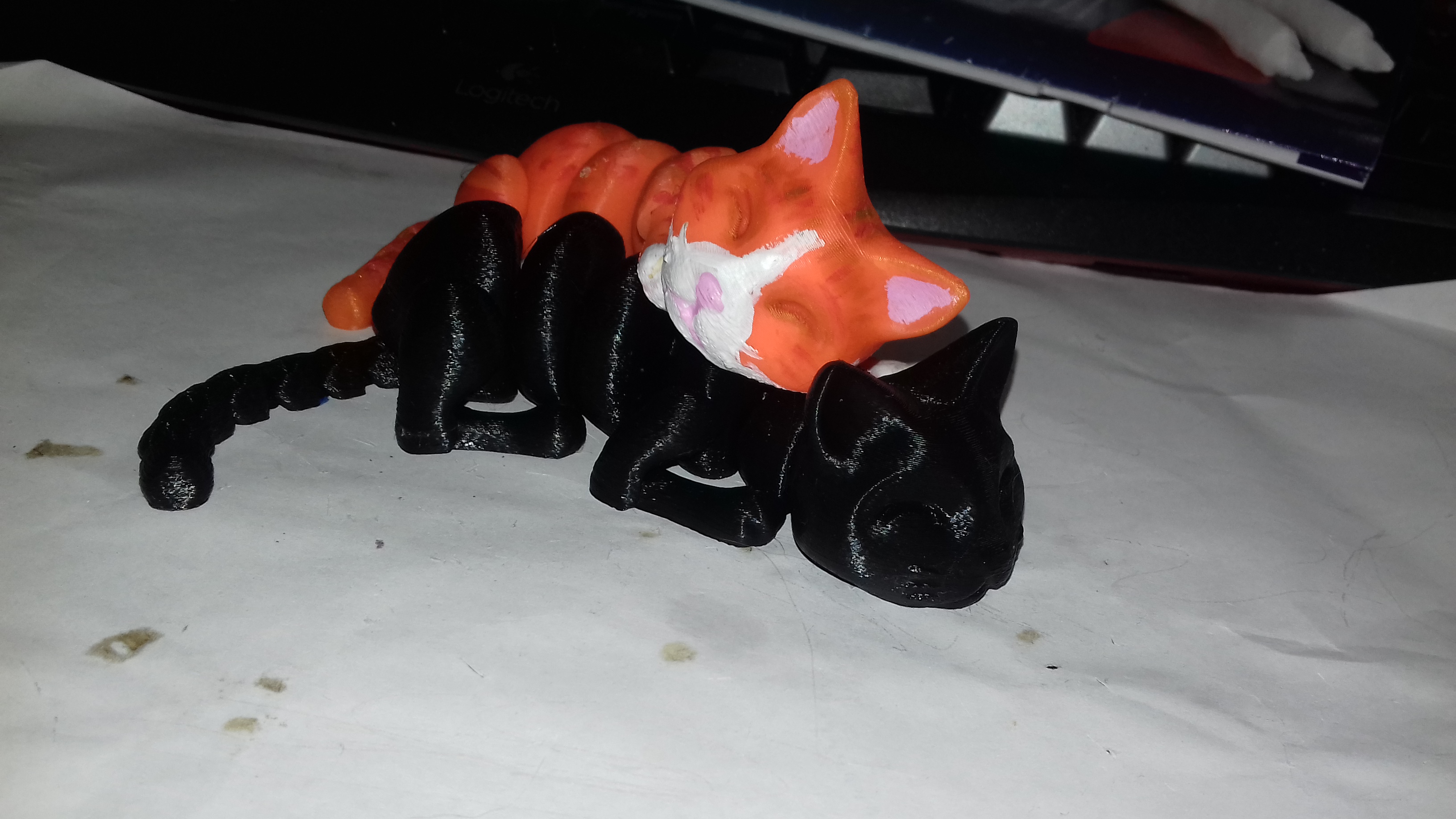  3D  Printable Lazy Cat  by McGybeer