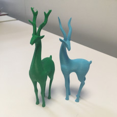 Picture of print of Deer couple decorative objects