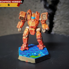 Picture of print of ACH-Prime Arctic Cheetah for Battletech