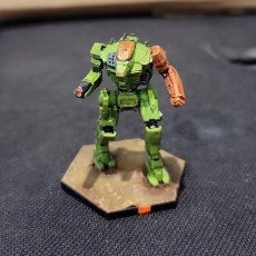 Picture of print of ASN-21 Assassin for Battletech