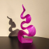 Purple flame decorative object image