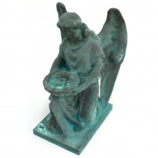 Picture of print of Angel holding a bowl from Highgate Cemetery This print has been uploaded by Rick Norris