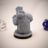 Dwarf Guardian Miniature - pre-supported print image