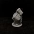 Dwarf Guardian Miniature - pre-supported print image