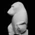 Statuette of a Baboon image