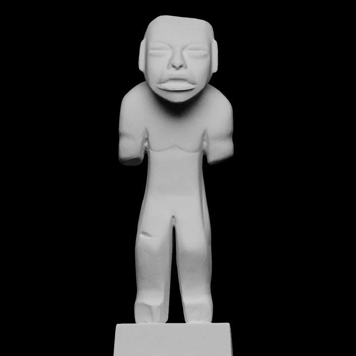 Sculpture, Olmec Man