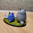 Totoro Family print image
