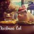 Christmas cat image