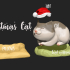 Christmas cat image