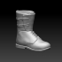 Men's Military Boots, STL File for printer 3d image