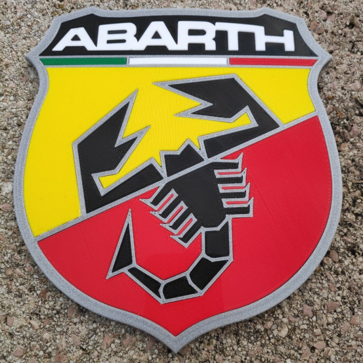 Abarth Sign logo badge ecusson