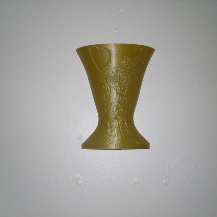 Wall hanging vase 3D print model