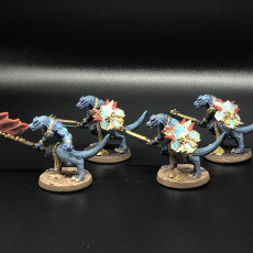 Picture of print of Goldmaw Lizards - 6 Modular