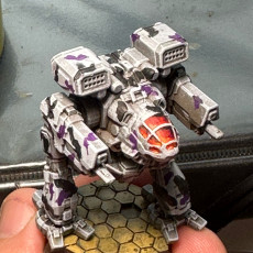 Picture of print of Madcat Mk II Prime for Battletech