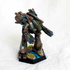 Picture of print of Marauder IIC for Battletech