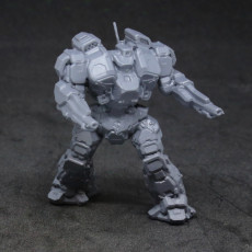 Picture of print of WHM-IIC Warhammer for Battletech