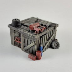 Picture of print of Gaslands - Junk barricades and shack