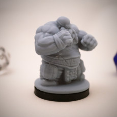Picture of print of Dwarf Brawler Miniature - pre-supported This print has been uploaded by Epics N Stuffs