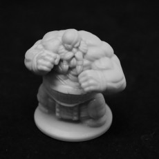 Picture of print of Dwarf Brawler Miniature - pre-supported This print has been uploaded by Epics N Stuffs