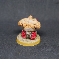 Picture of print of Dwarf Brawler Miniature - pre-supported