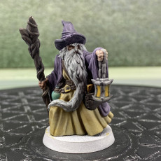 Picture of print of Old wizard