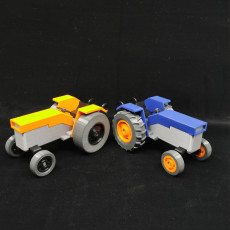 Picture of print of OpenRC Tractor model toy