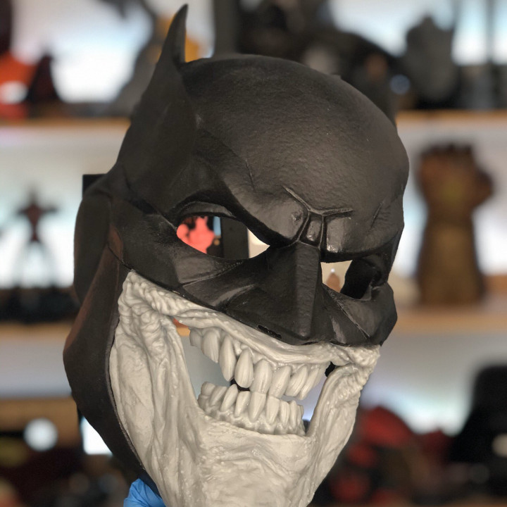 Joker Mouth Upgrade for The Bat Chin - Batman Mask - The Batman Who Laughs